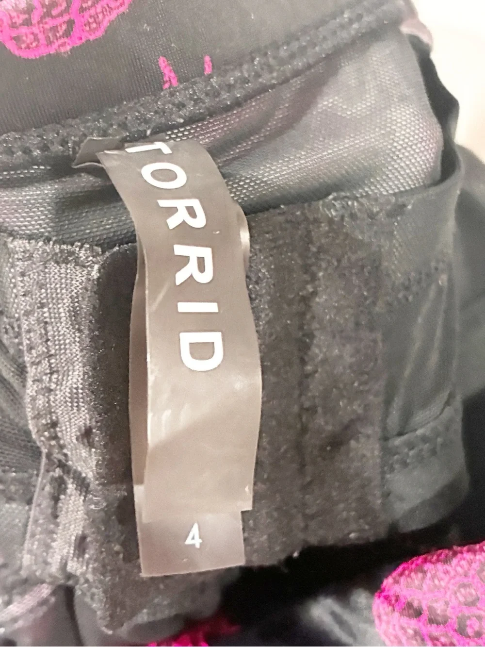 Torrid Plus Size Pink Pineapple Tankini Swim Top Size 4X